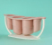 Royalford RF10788 Plastic Cutlery Rack - Rosegold 4 in UAE