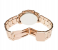 Geneva 37mm Rhinestone Analog Wrist Watch for Women - Rose Gold 4 in UAE