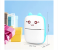 Galaxy Ocean Inkless Pocket Label Mini Printer Lychee Instant Photo Printer - White 6 in UAE