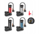 Generic Foot Air Pump - Black and Silver 3 in OMAN