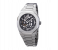 Glaze 1 Skeleton Luxury Analog Watch for Men - Silver and Black 1 in KSA