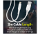 Promate PowerLink-Ai200 2m Cord USB-A to Lightning Cable with 2.4V Output - White 6 in UAE
