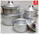 RMN 10 Pieces Genuine Quality Aluminum Cookware Set - Silver 1 in KSA