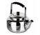 Stainless Steel 2 Litre Tea Kettle With Wooden Backlite Handle Travel Mug - Silver 2 in KSA