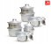 RMN 16 Pieces Genuine Quality Aluminum Cookware Set - Silver 1 in KSA
