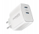 Promate POWERPORT-65W Universal USB-C Power Delivery GaN Charger EU - White 1 in UAE