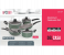 Delcasa DC1577 9 Pieces Granite Coated Aluminium Cookware Set - Green 1 in UAE