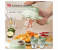 Handheld Electric Vegetable Cutter Set - Green 2 in KSA
