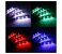 Generic 4 Pieces Atmosphere Projector for All Cars Star Lights Car Seat Bottom Light - Black 3 in OMAN