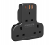 Promate POWERHINGE-3 3250W 3 AC Outlets Power Strip - Black 1 in UAE