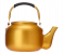  Aluminum 2 Litre Kettle With Backlite Handle Travel Mug - Gold 2 in KSA