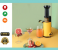 Generic Juicer Slow Masticating Juicer Extractor - Black and Yellow 5 in UAE