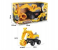 DK1170 Friction Construction Car With Light Activity Toy For Kids - Yellow 1 in KSA