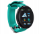 D18 Fitness Tracker Bluetooth Smart Bracelet Heart Rate Monitor with colour LCD Touch Screen for Android and iOS - Green 1 in OMAN
