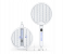 Foldable Handheld Mosquito Zapper Killer 3000 Volt Insect Fly Trap for Indoor and Outdoor - White 1 in OMAN