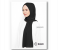 Instant Chiffon Premium Quality Hijab Head Wrap Scarf - Black 1 in UAE