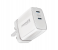 Promate POWERPORT-65W Universal USB-C Power Delivery GaN Charger UK - White 1 in UAE