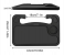 Steering Wheel Desk for Writing Laptop or Dining Food - Black 2 in KSA