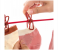Generic Elastic Stylish Plastic Clothes Hanging String with Clips 6 in OMAN
