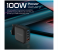 Promate 100Watts GaN Power Delivery Ports and Short-Circuit Protection Dual USB-C Charger - Black 4 in OMAN