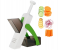 Generic Dash Safe Slice Mandoline Slicer with Julienne Dicer and Thickness Adjuster for Vegetables - White 4 in UAE