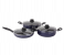 Royalford RF5858 12 Pieces Non Stick Cookware Set - Blue 2 in UAE