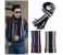 Unisex Winter Knitted Striped Scarf - Assorted Colors 1 in KSA