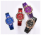 Set of 4 Pieces Starry Sky Analog Watch with Stainless Steel Strap for Women 1 in KSA