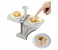 Double Head Automatic Dumpling Maker Mould Kitchen Accessory - Silver 1 in KSA