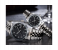 Galaxy Ocean Eagle Time Stainless Steel Date and Water Resistance Couple Watch Set - Silver and Black 2 in UAE