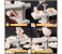 Double Head Automatic Dumpling Maker Mould Kitchen Accessory - Silver 4 in KSA