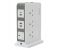 Promate 10 Way Outlets 3Meter Cord Power Strip with USB-C Port Multi Power Plug Extension with Smart 3 USB Ports - White 1 in OMAN
