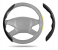 Generic Non Slip New Carbon Fiber Steering Pattern Wheel Cover - Black 3 in OMAN