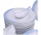Delcasa DC2108 Melamine Ware 54 Piece Melamine Dinner Set - White 5 in UAE
