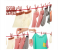 Generic Elastic Stylish Plastic Clothes Hanging String with Clips 5 in OMAN