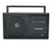 Microdigit MRS010T Retro Smart FM Radio Rechargeable Bluetooth Speaker - Black 1 in KSA