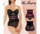 Taqdeer Large Tummy Control Criss Cross Shaping Panel for Women - Black 2 in KSA