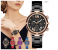 Set of 4 Pieces Starry Sky Analog Watch with Stainless Steel Strap for Women 2 in KSA