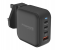 Promate 100Watts GaN Power Delivery Ports and Short-Circuit Protection Dual USB-C Charger - Black 1 in OMAN