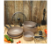 Delcasa DC1577BGE 9 Piece Granite Coated Aluminium Cookware Set - Beige 3 in UAE