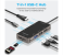 Promate 7-in-1 Multi-Port Adapter USB-C Hub - Black 2 in UAE