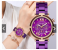 Set of 4 Pieces Starry Sky Analog Watch with Stainless Steel Strap for Women 8 in KSA
