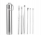 Generic 7pcs sets Ear Wax Pickers Cleaner Stainless Steel Earpick Wax Remover Curette Ear Pick Cleaner Ear Cleaner Spoon - Silver-B 2 in OMAN