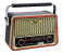 Krypton KNR6373 Rechargeable Multifunction Radio with Solar Panel - Black and Gold 1 in UAE