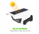 2 pcs 3 Modes Motion Sensor Solar Simulation Camera Wall Lamp Remote Control Outdoor Wall Light - White and Black 5 in KSA
