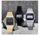 CS15 Vintage Smart Analog Digital Square Watch - Gold 1 in KSA