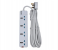 Krypton KNES5081 5Meter Cord 4 Way Universal Type Extension Socket - White 1 in UAE