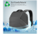 Promate Premium Eco-Friendly Water-Resistant Laptop Backpack with Anti-Theft Zippers - Grey 2 in UAE
