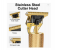 2 Pcs Galaxy Ocean Retro Rechargeable Cordless Hair Clipper For Men - Gold 3 in KSA