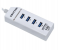 Krypton KNA5428 LED Power Light USB 2.0 Super Hub - White 6 in UAE